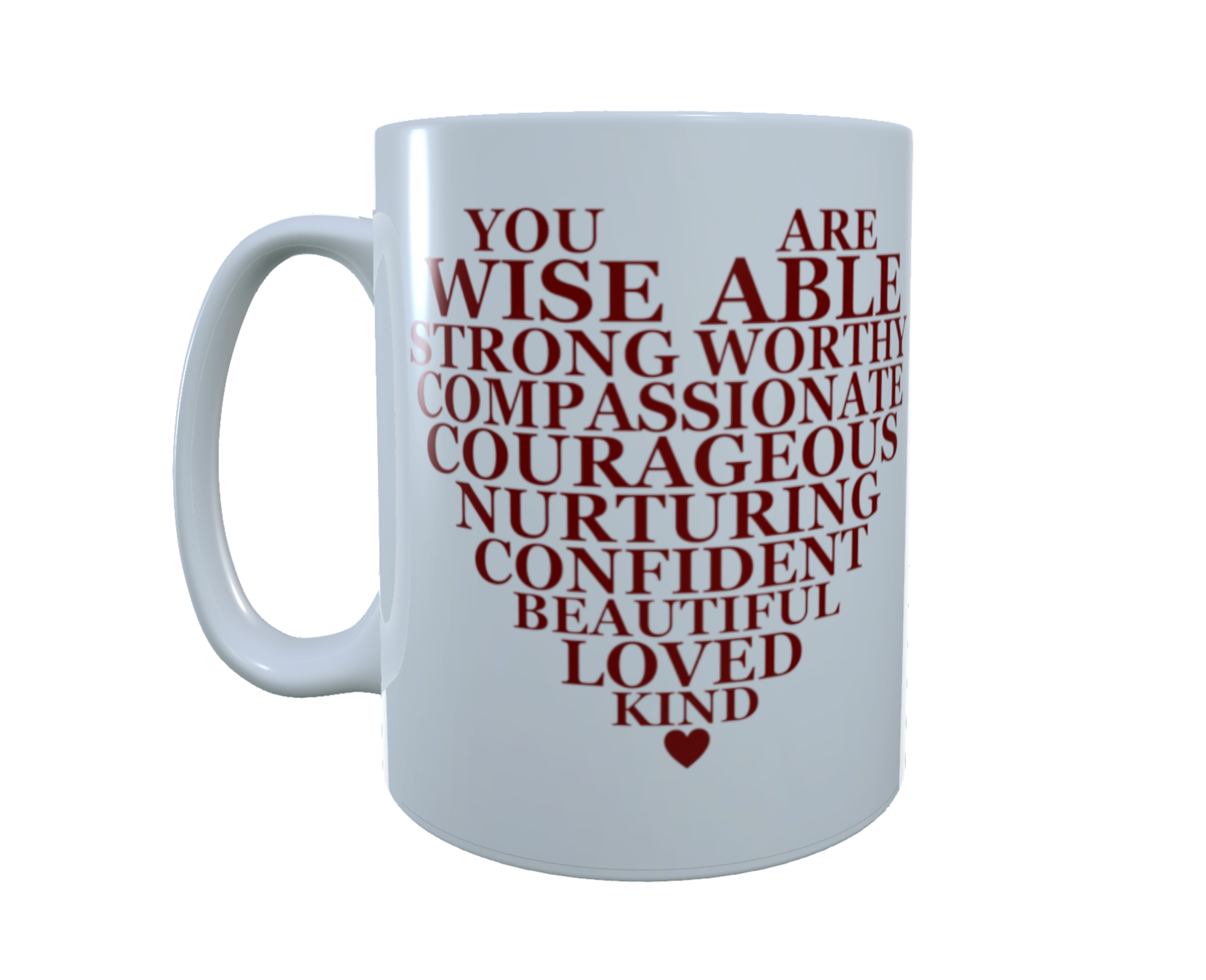 Inspirational Heart Ceramic Mug